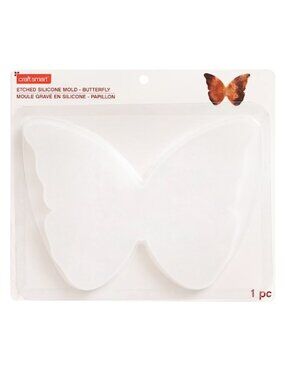 Craftsmart Etched Silicone Mold Butterfly For Resin Art Projects